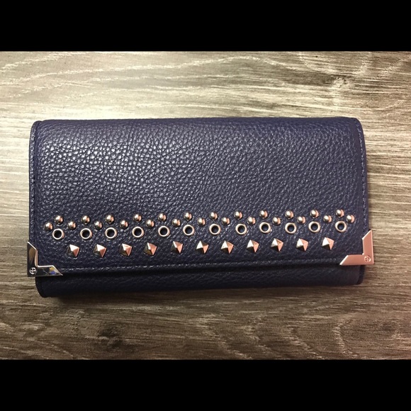 Navy blue wallet - Picture 1 of 4